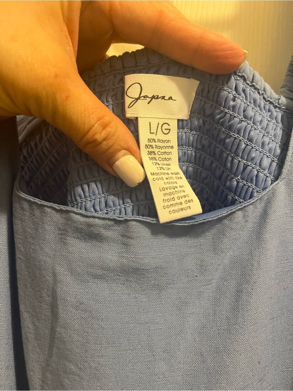 Japna Light Blue Mini Dress